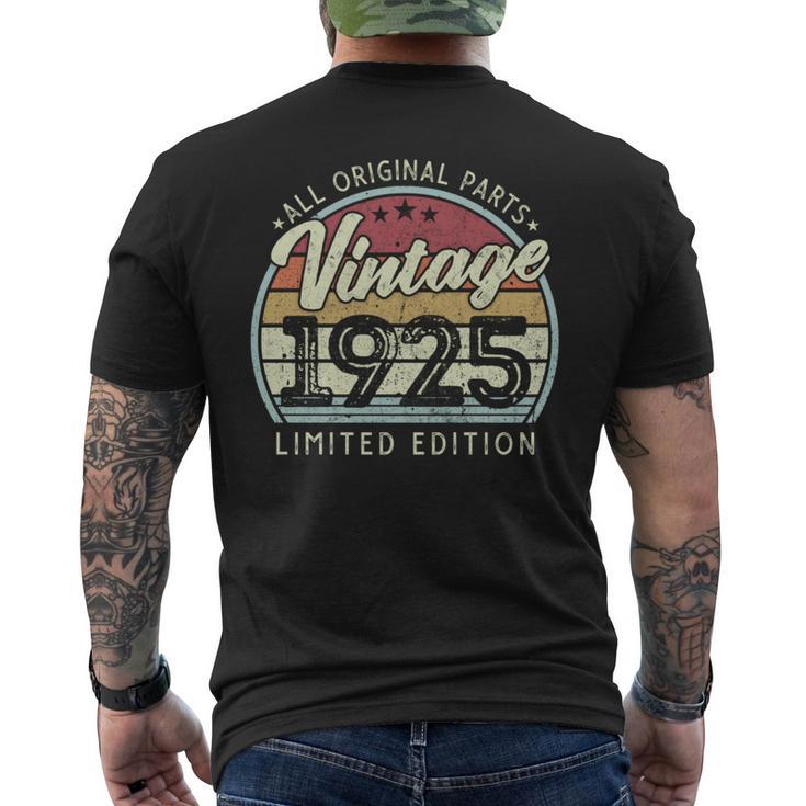 ヴィンテージ 1925 限定版 101歳の誕生日 長袖tシャツ メンズTシャツ バックプリント
