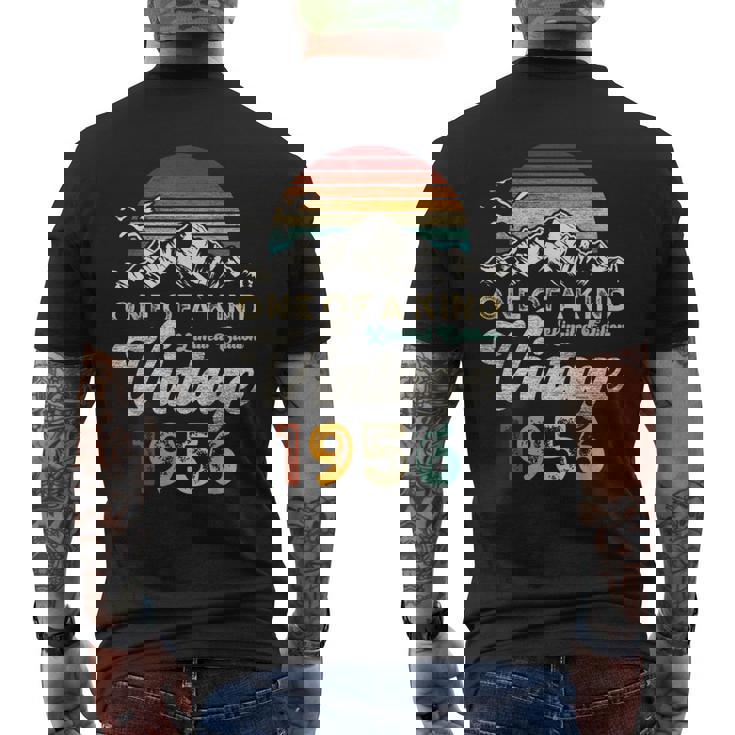 ヴィンテージ 1956 誕生日 70年 マウンテン レトロ メンズTシャツ バックプリント