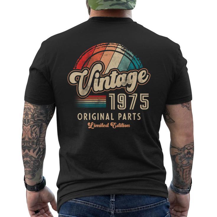 ヴィンテージ 1975 オリジナル・パーツ 限定版 誕生51周年記念 メンズTシャツ バックプリント