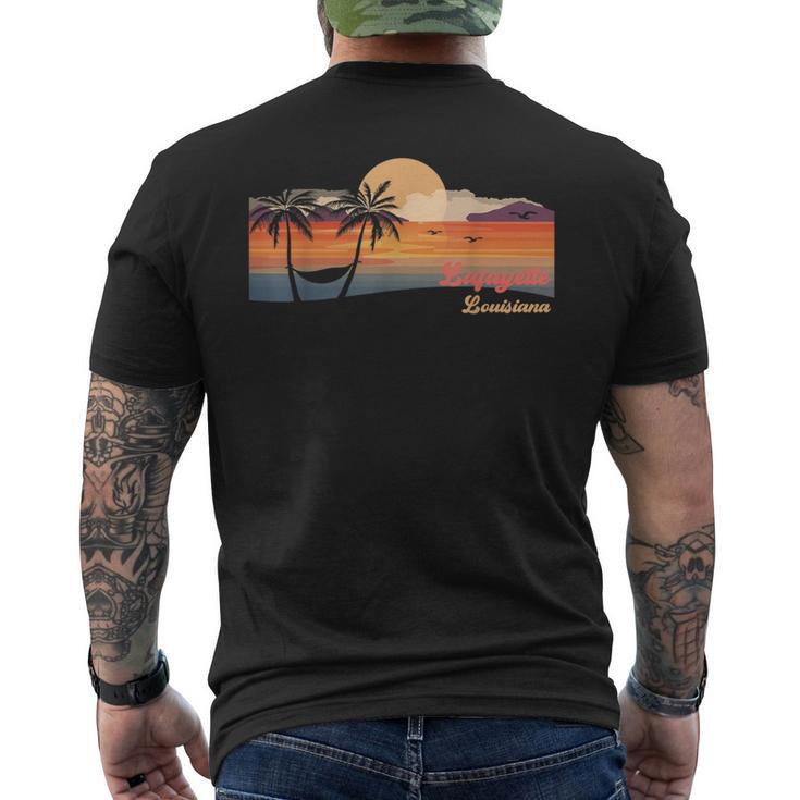 ヴィンテージ ラファイエット ルイジアナビーチ メンズTシャツ バックプリント