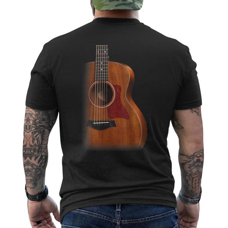 ヴィンテージアコースティックギターtシャツ メンズTシャツ バックプリント