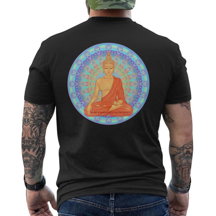 仏 マインドフルネス 仏前 ガウタマ仏教 愛 優しさ 長袖tシャツ メンズTシャツ バックプリント
