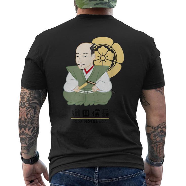 偉人シリーズ_織田信長 メンズTシャツ バックプリント