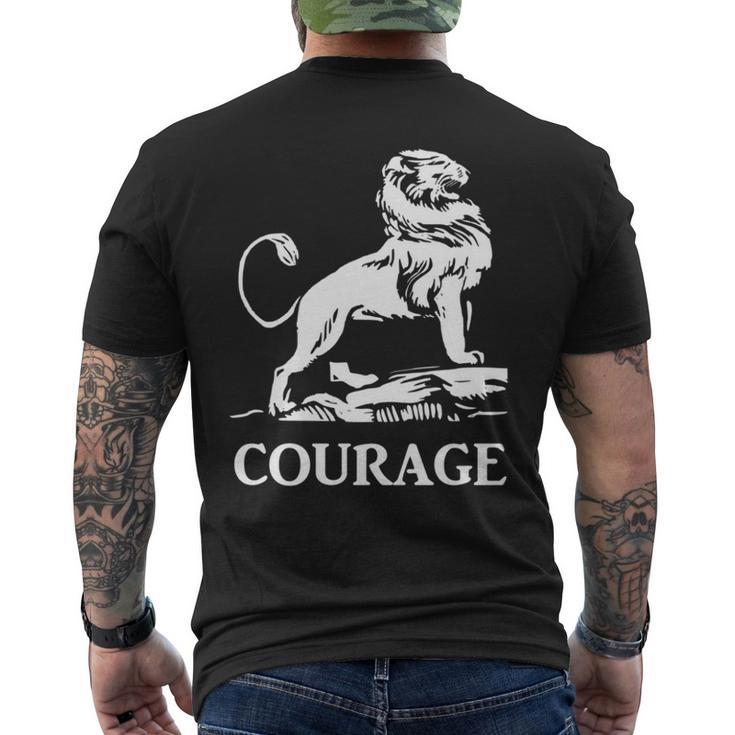 勇気を持って 長袖tシャツ メンズTシャツ バックプリント