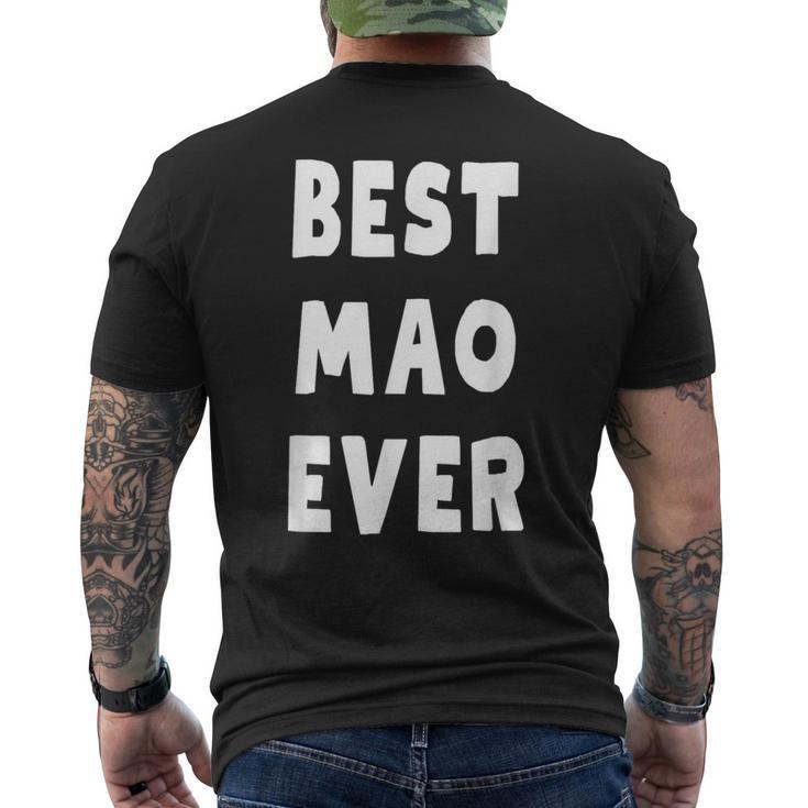 史上最高の Mao メンズTシャツ バックプリント