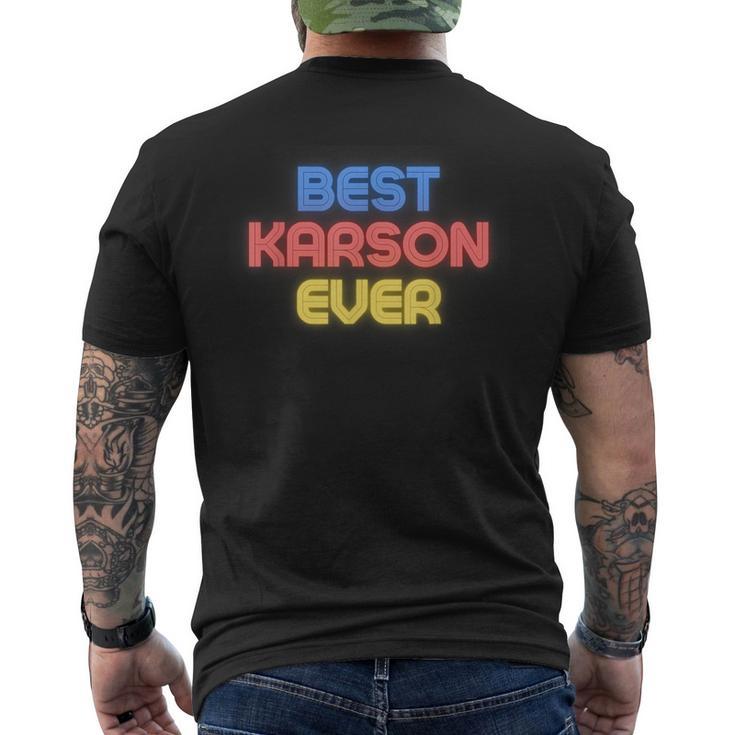 史上最高のカーソン 面白いカーソン名 Karson メンズTシャツ バックプリント
