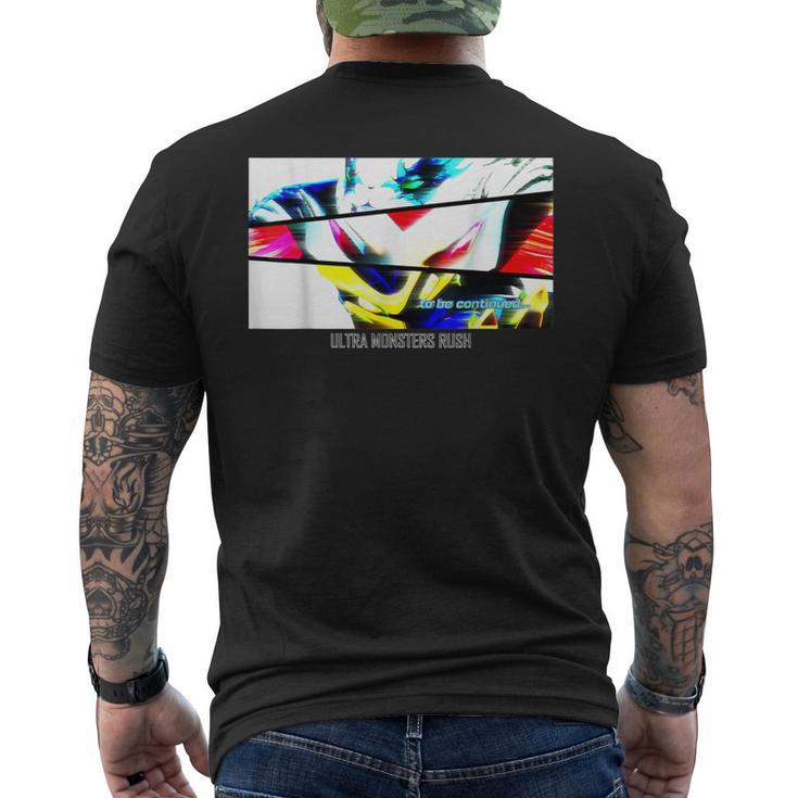 大怪獣ラッシュ ウルトラフロンティア Scene To Be Continued メンズTシャツ バックプリント