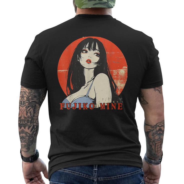 峰不二子 アルセーヌ・ルパンの恋 メンズTシャツ バックプリント