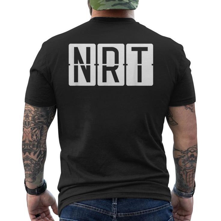 成田国際空港 東京都 Nrt メンズTシャツ バックプリント