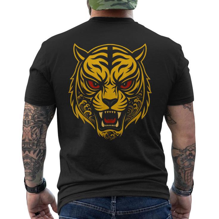 日本のタイガーの象徴的なレスリングルチャリブレマスクメンズレディース。 メンズTシャツ バックプリント