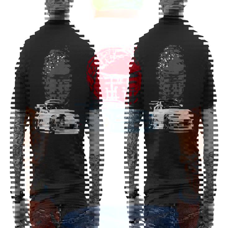 日本国内市場向けスープラ ヴィンテージ Jdm チューニング ドリフトカー メンズTシャツ バックプリント