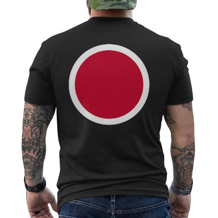 日本空軍 ラウンドデル記章 Jasdf 日本武装部隊 メンズTシャツ バックプリント