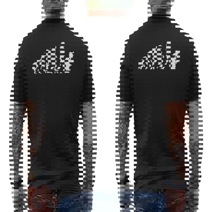 考える人 哲学の進化 メンズTシャツ バックプリント