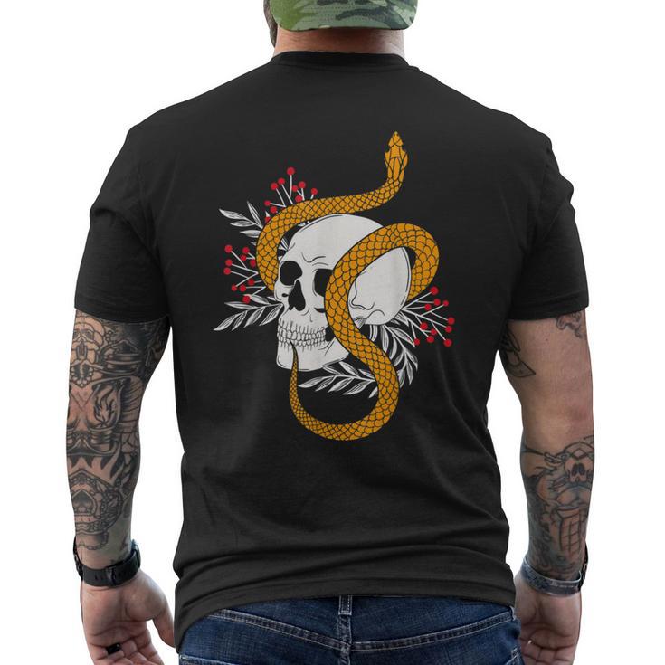 蛇 レディース メンズ 蛇柄 アナコンダ爬虫類 メンズTシャツ バックプリント