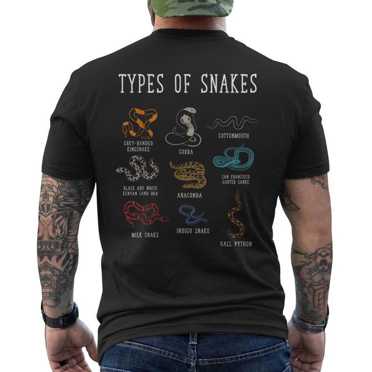 蛇の種類 蛇 蛇 ボア コブラ メンズTシャツ バックプリント