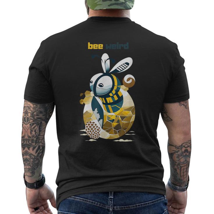 蜂の奇妙な メンズTシャツ バックプリント