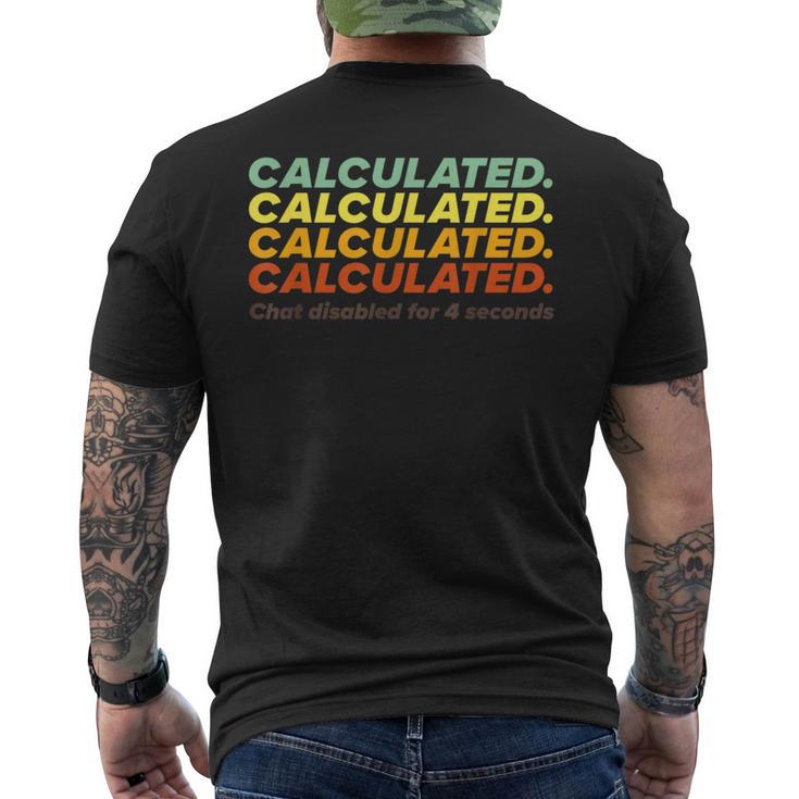 計算チャット無効、シンプルロケットサッカー メンズTシャツ バックプリント