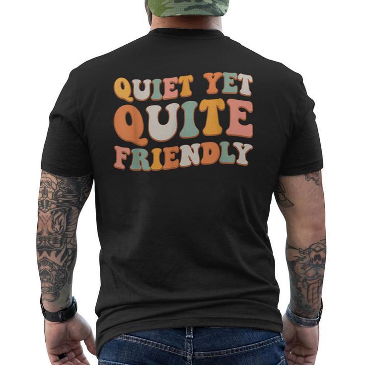 静かでありながらとても親しみやすいです メンズTシャツ バックプリント