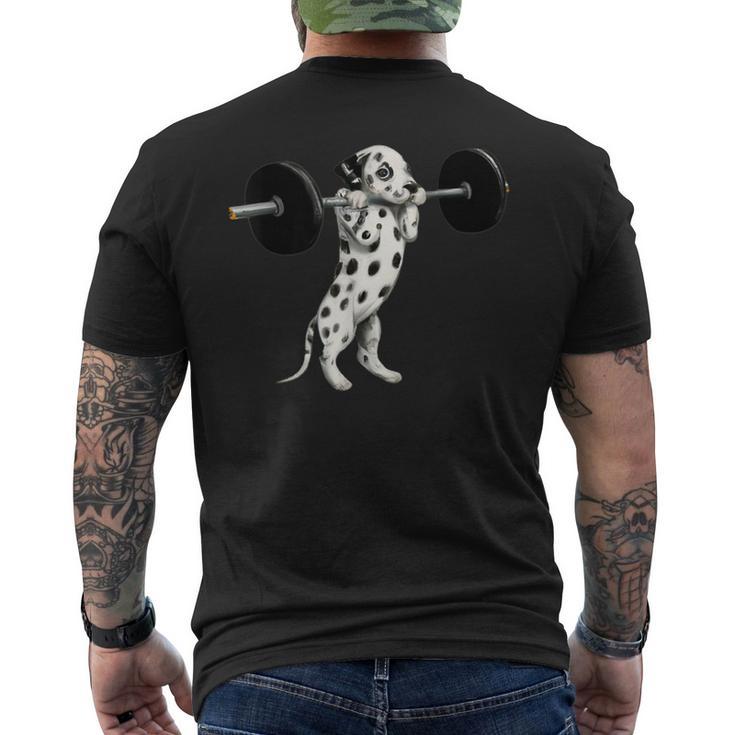 面白いtシャツ ダルメシアン 犬 イヌ わんこ メンズ 犬好き グッズ 面白い 服 ネタ 子供 筋トレ メンズTシャツ バックプリント