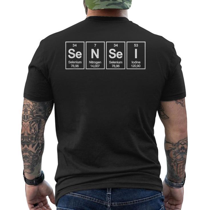 面白いtシャツ 先生 周期表 化学 ネタ 服 おもしろ 元素 オリジナル メンズ ネタ 科学 理系 メンズTシャツ バックプリント