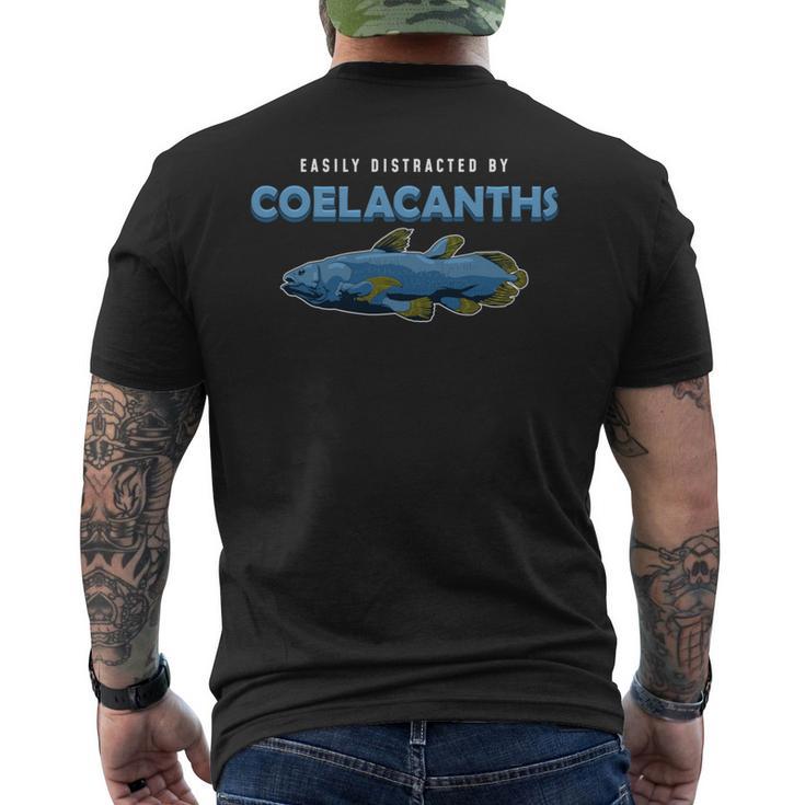 面白いシーラカンスス 魚愛好家 古典学者 長袖tシャツ メンズTシャツ バックプリント