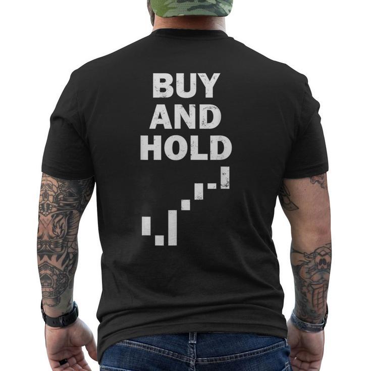 面白い暗号投資家株式トレーダー投資家の購入と保有 メンズTシャツ バックプリント