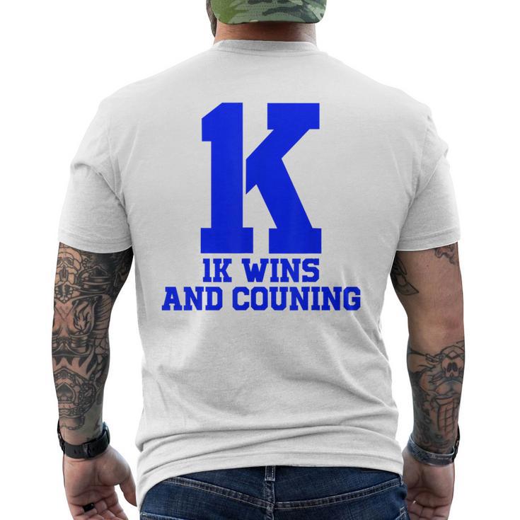 1Kコーチkボールドが勝ち、数え切れないほどのバスケットボール メンズTシャツ バックプリント