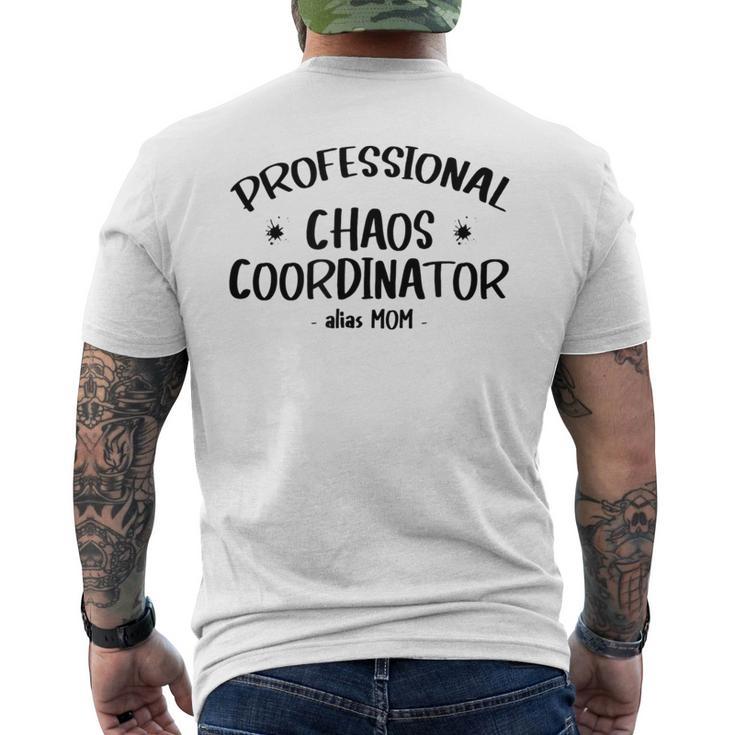 Coordinador Profesional Del Caos Alias Mamá Camiseta Hombre Estampado Espalda