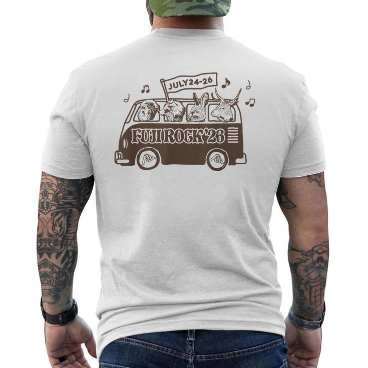 Fuji Rock 2026 Animal Amazon Limited Orange メンズTシャツ バックプリント