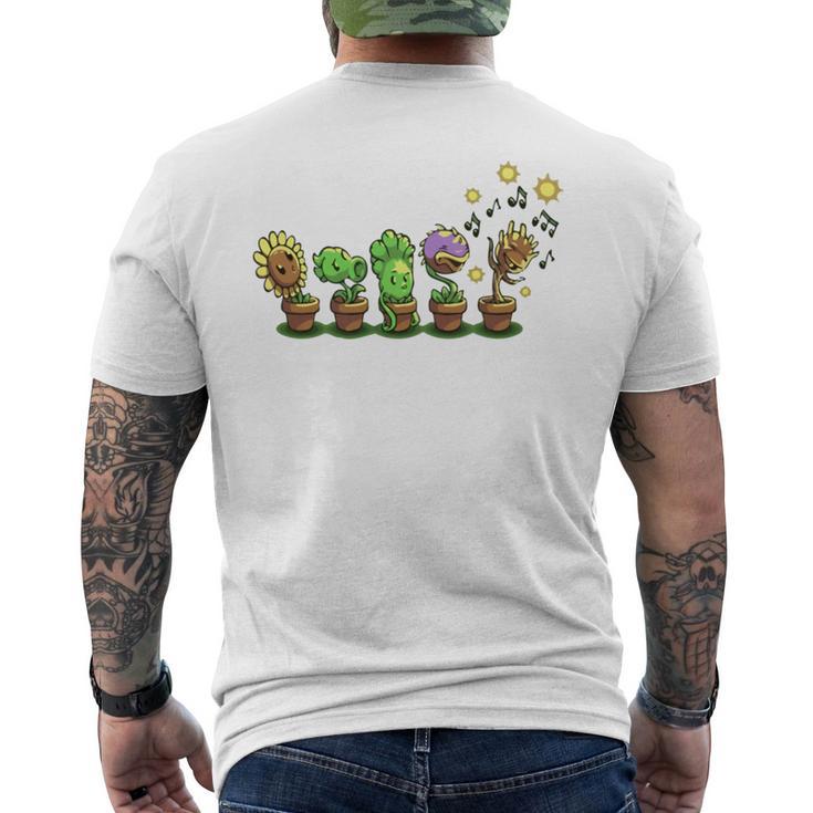 Groove Contra Zombies Camiseta Hombre Estampado Espalda