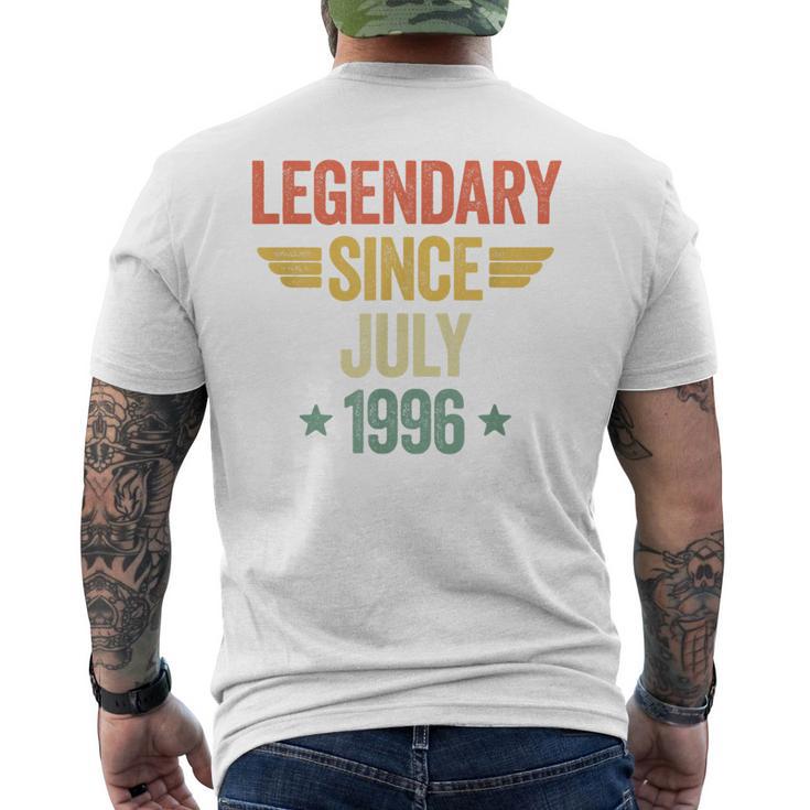Legendaryince July 1996 メンズTシャツ バックプリント