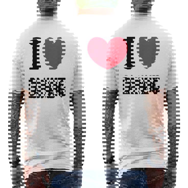 I Love Da Nang ダナンが大好きです メンズTシャツ バックプリント