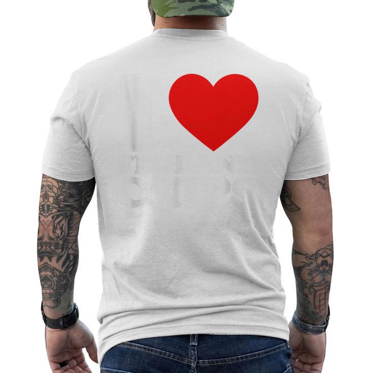 I Love Fish And Chips メンズTシャツ バックプリント