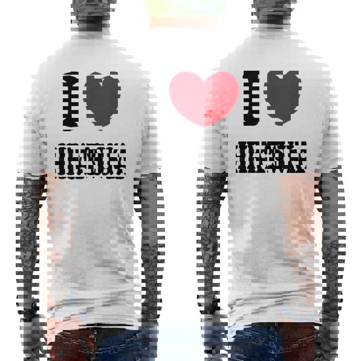 I Love Hiratsuka アイラブ平塚 メンズTシャツ バックプリント