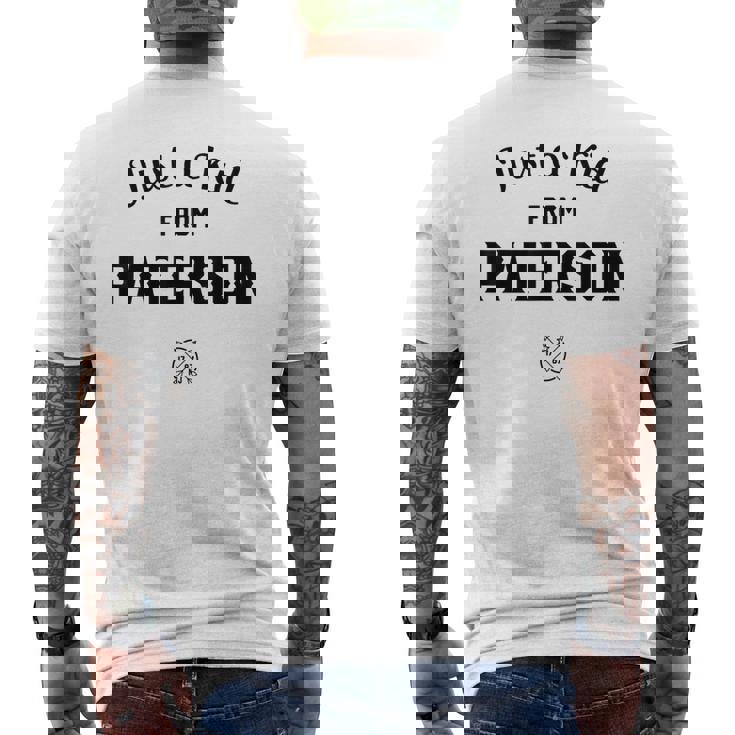 New Jerseytate Nj、ニュージャージー州パターソンのjust A Kid メンズTシャツ バックプリント