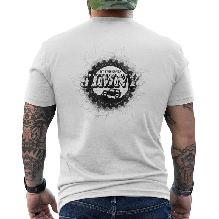 No One Is Perfect Jimny Jb74 オフロード 4X4 面白いデザイン メンズTシャツ バックプリント
