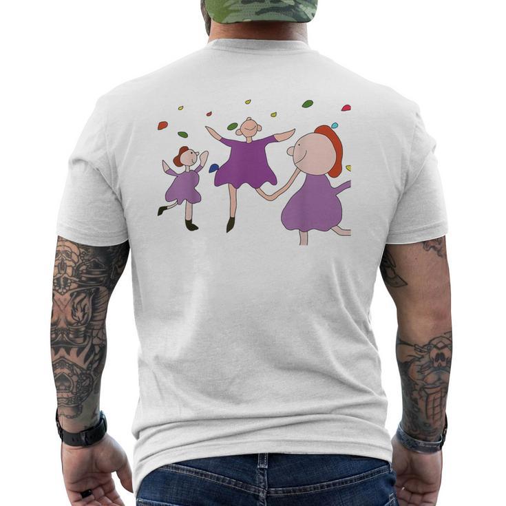Shunsukeオリジナル バレエ メンズTシャツ バックプリント