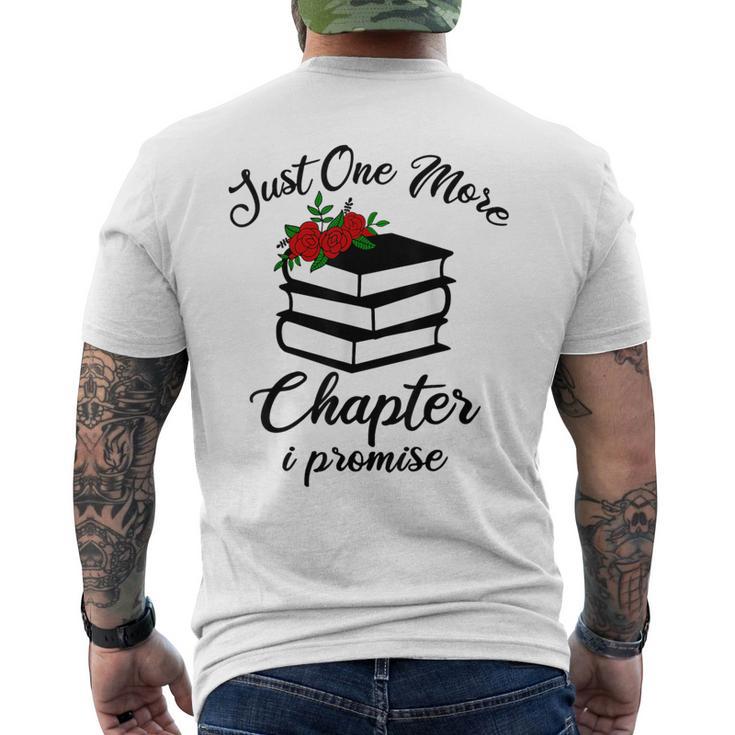 Solo Un Capítulo Más Lector Divertido Para Amantes De La Lectura Camiseta Hombre Estampado Espalda