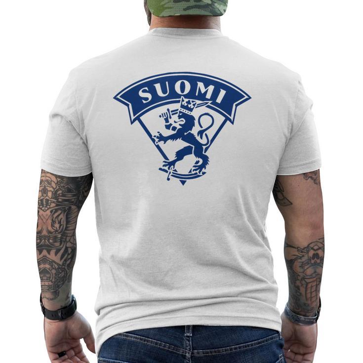 Suomi Finnland フィンランド 旅行ギフト お土産 メンズTシャツ バックプリント