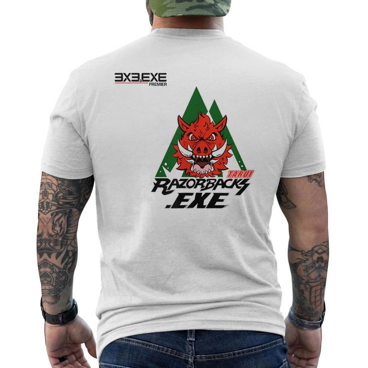 Tarui RazorbacksExe_18_小島晃 メンズTシャツ バックプリント