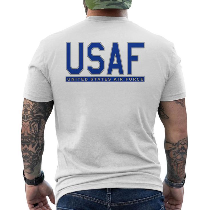 Usaf 米国空軍 メンズTシャツ バックプリント