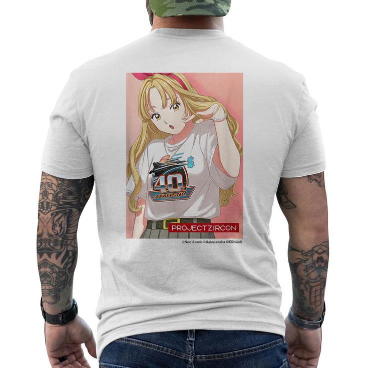 【Project Zircon×Fcグラディウス40th】ネオン（By淺野のん）「Fcグラディウス40th」 メンズTシャツ バックプリント