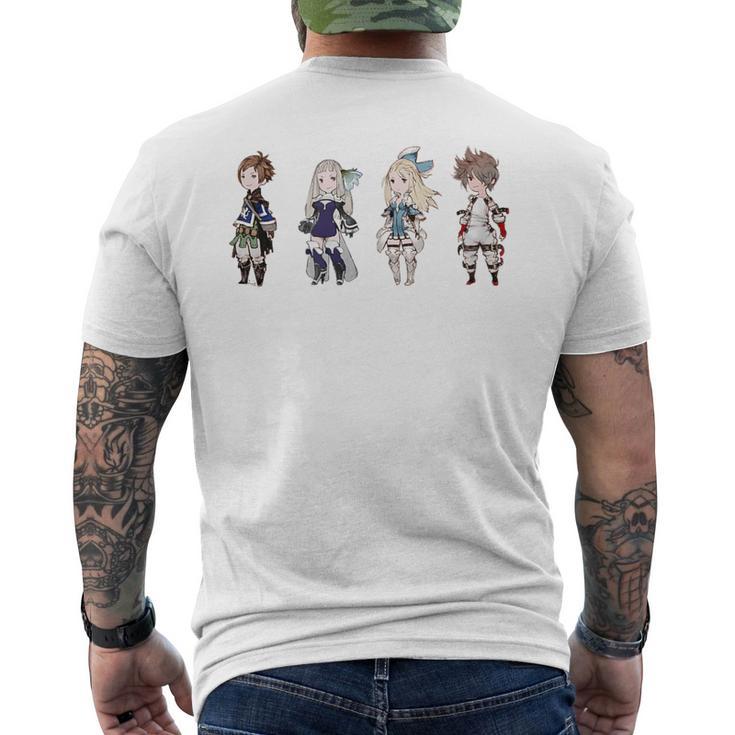 【公式】ブレイブリーセカンド：メインパーティ メンズTシャツ バックプリント