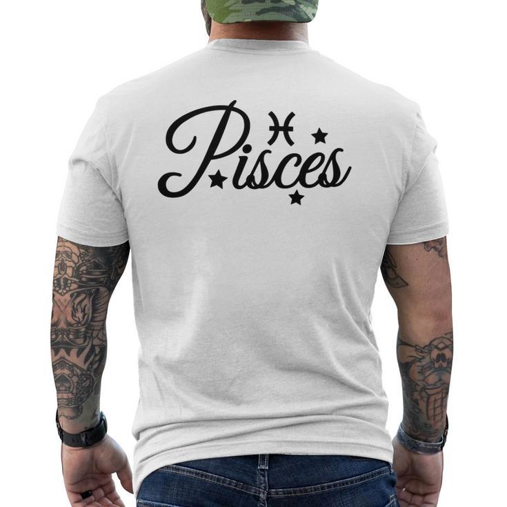 うお座 星座 長袖tシャツ メンズTシャツ バックプリント