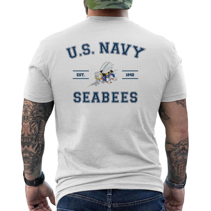 アメリカ海軍シービー メンズTシャツ バックプリント