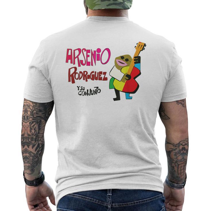 アルセニオ・ロドリゲス・イ・ス・コンフント・サルサ・チャラナガキューバ メンズTシャツ バックプリント