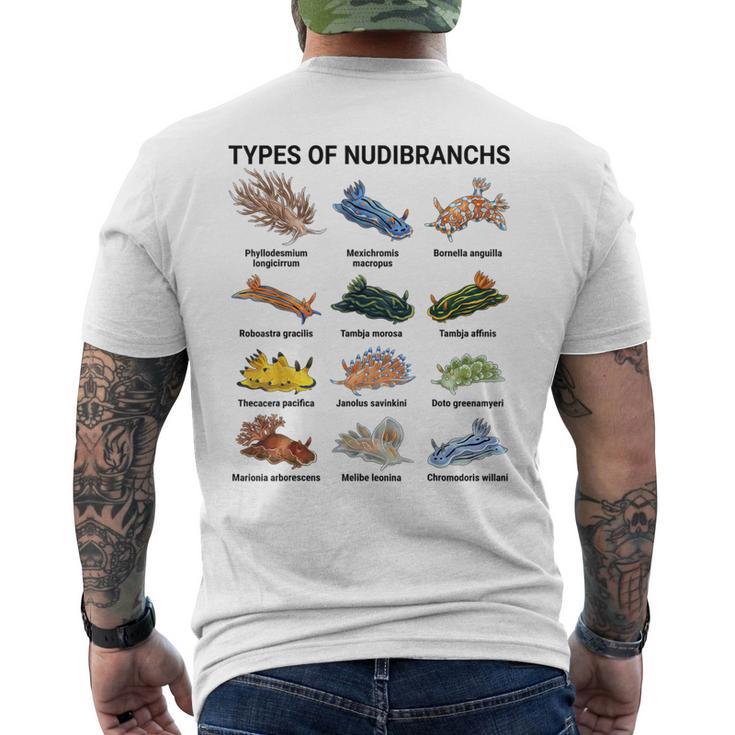 ウミウシ種 科学 海洋生物学 古生物学 メンズTシャツ バックプリント