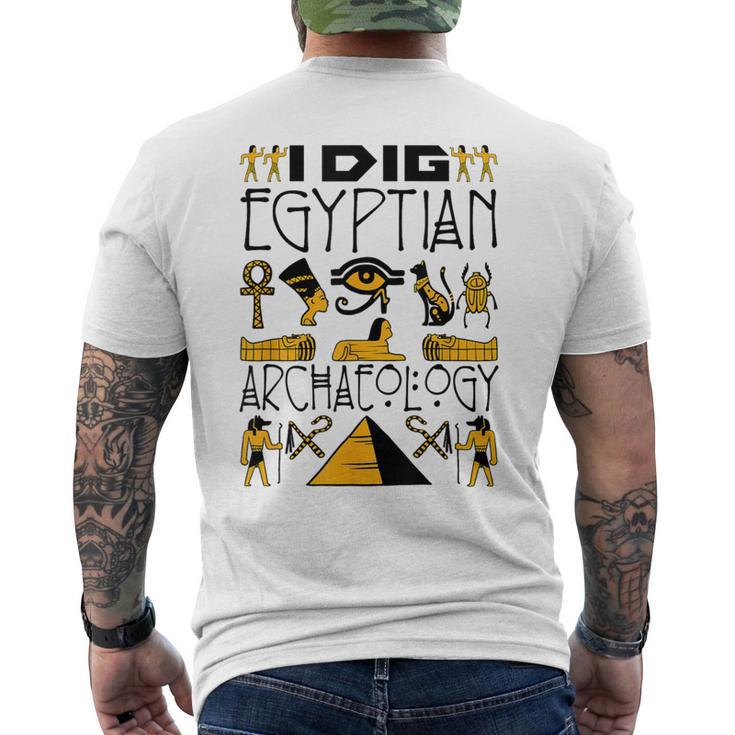 エジプト考古学 面白い クール 古代エジプトギフト ピラミッド メンズTシャツ バックプリント
