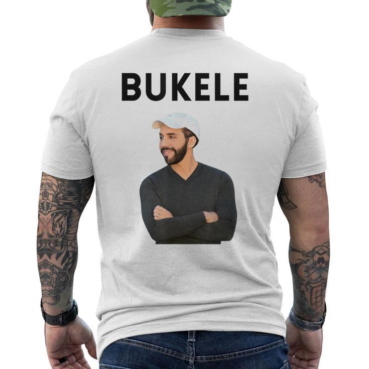 エルサルバドル大統領 ナイブ・ブケレ メンズTシャツ バックプリント