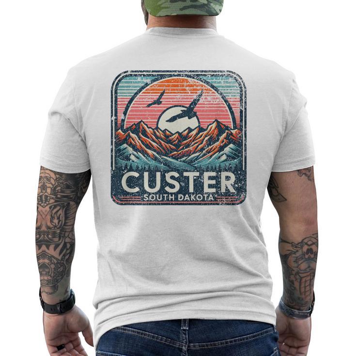 カスター州立公園 メンズTシャツ バックプリント